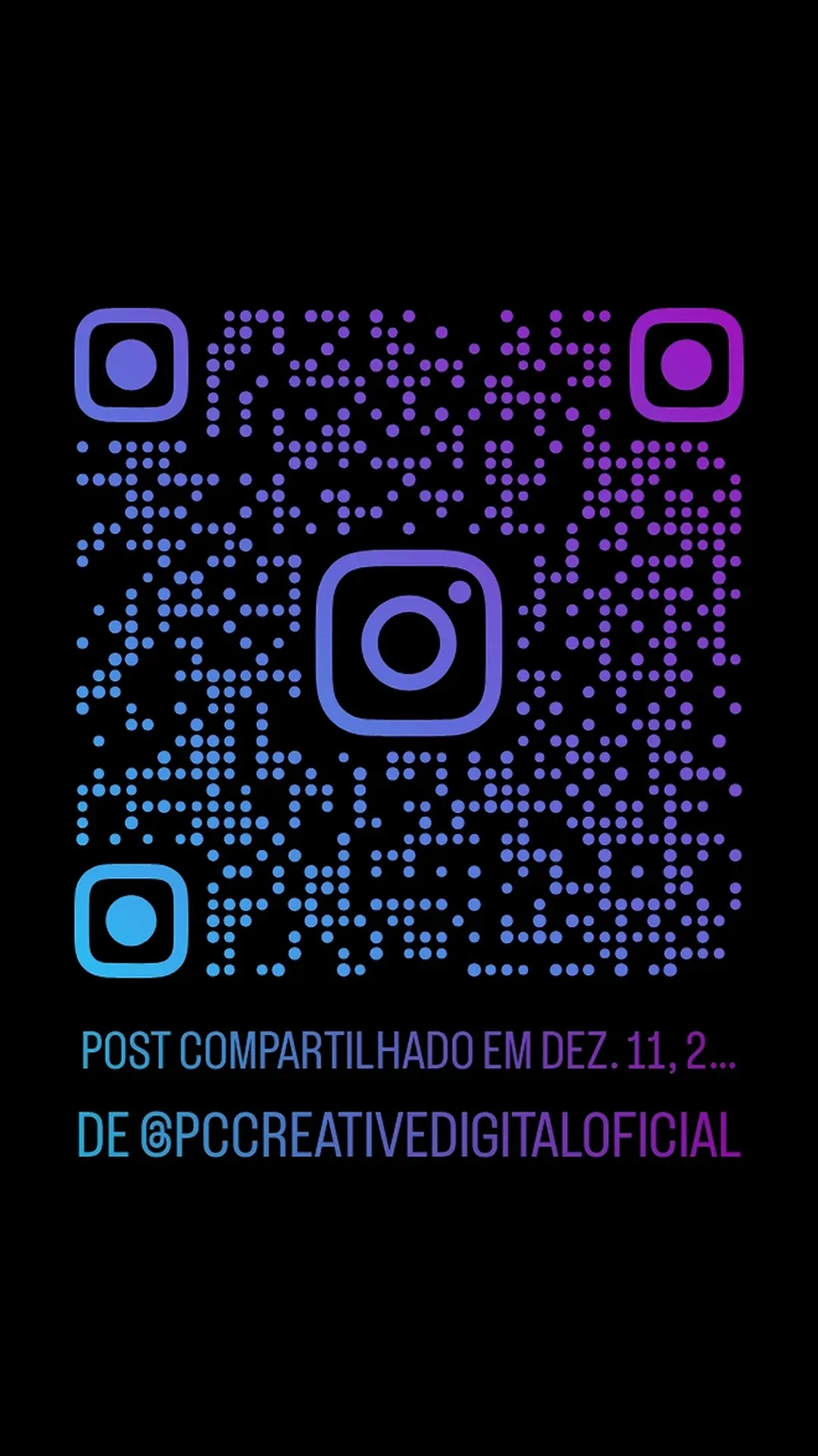 QR Code do Instagram PC Creative Digital